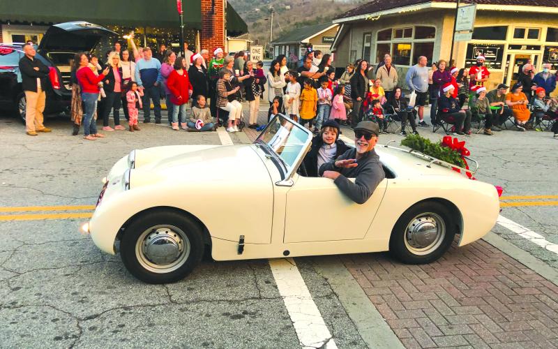Tony Penrose/The Clayton Tribune. In the “Best Car” division, the 1959 Bugeye Sprite Austin Healey driven by Dana Blose was the first-place winner.