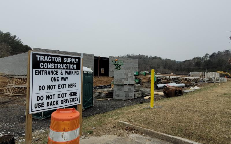 Photo courtesy of Conner Horn. Tractor Supply Co., is set to open in Clayton in May with a greenhouse and dog washing station.