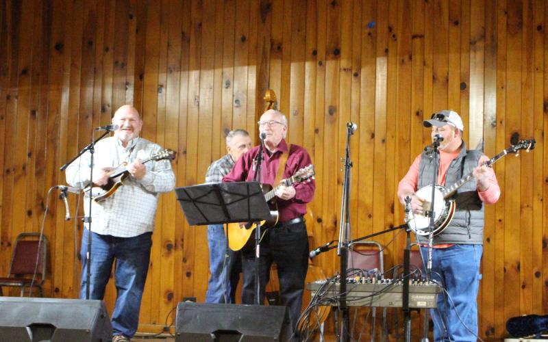 Megan Broome/The Clayton Tribune. Bands performed at the soft opening of the Mountain City Playhouse last Saturday.