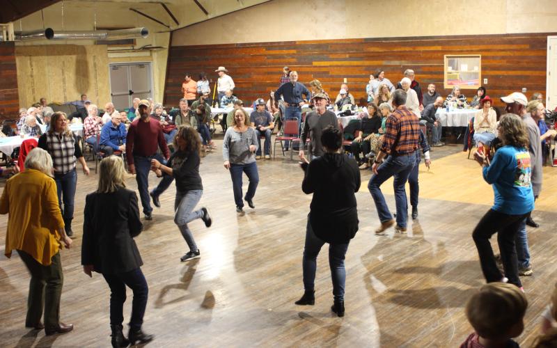 Megan Broome/The Clayton Tribune.  Locals and people in neighboring communities came out for the soft opening of the Mountain City Playhouse on March 12.