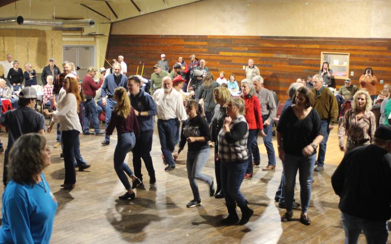 Megan Broome/The Clayton Tribune.  Locals and people in neighboring communities came out for the soft opening of the Mountain City Playhouse on March 12.