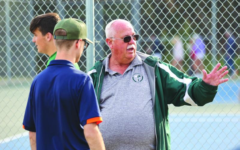 Photo courtesy Austin Poffenberger. Randy Morris will become the Tallulah Falls School Tennis Youth Development coordinator after 20 years as the tennis program’s coach. The 2022 TFS boys and girls teams made it to state.