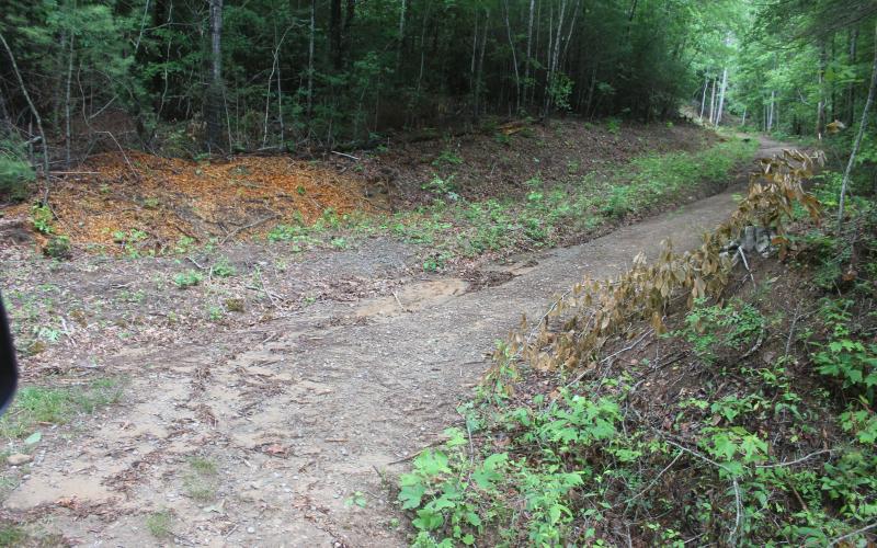 Megan Broome/The Clayton Tribune. The City of Sky Valley will soon begin paving Evergreen Road following approval by Council Members in May.