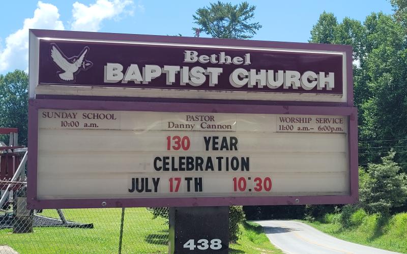 Megan Broome/The Clayton Tribune. Beth Baptist Church celebrates 130 years.