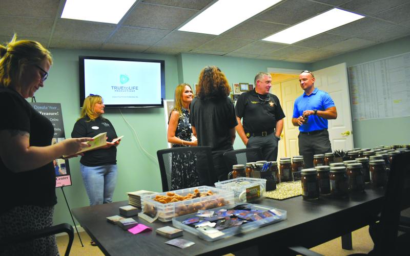 Enoch Autry/The Clayton Tribune. The newly opened Choices Pregnancy Center on Main Street Clayton provides programs to expectant mothers and assistant after the birth.