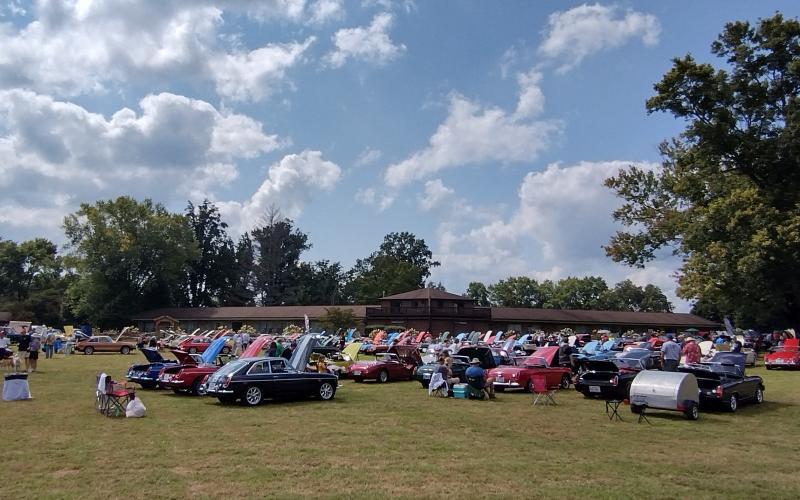 Photo courtesy of Conner Horn.  Over 170 cars were featured at the Southeast British Car Festival in Dillard last weekend. This festival has been held in Dillard every two years since 1992 and brings different types of British cars. This year’s event even featured two motorcycles.