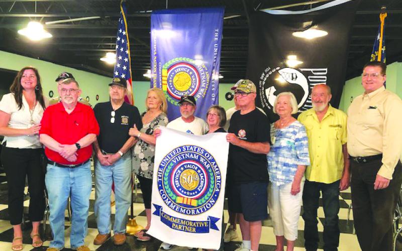Photo courtesy of Forward Rabun/Rabun County Chamber of Commerce. Forward Rabun was awarded a Department of Defense Vietnam War Commemoration in May 2022. Forward Rabun was recognized as a Commemorative Partner “in recognition of your willingness to assist and support a grateful nation in thanking and honoring our Vietnam War Veterans, their families, and those who served with, or in support of, the Armed Forces.”