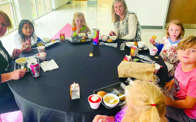 Photography courtesy of Rabun County Primary School. The class of Mrs. Judy and Mrs. Speed is joined by Mrs. Wilson.