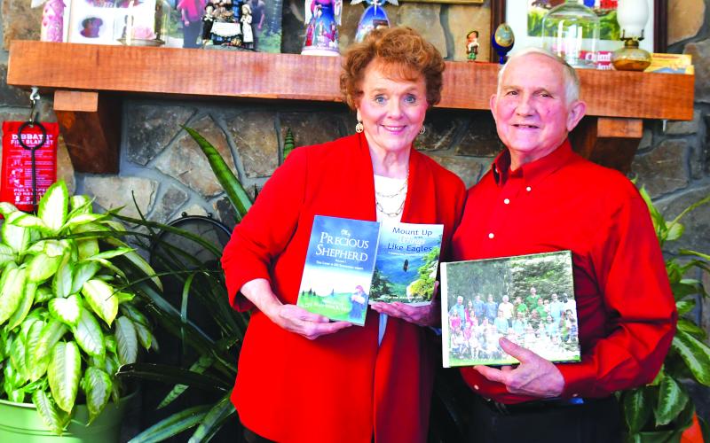 Megan Broome/The Clayton Tribune. George and Marywinn Lent married on Dec. 24, 1966. The couple has five children; 17 biological grandchildren; one great-grand child; and helped raise five Russian orphans. They also authored books about their lives and encourage everyone to read them as daily devotionals honoring God.