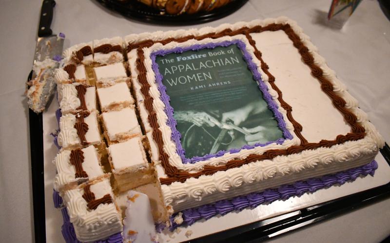 Megan Broome/The Clayton Tribune. Crowds of people enjoyed sweet and savory treats during the Foxfire book launch event for the newly released “The Foxfire Book of Appalachian Women: Stories of Landscape and Community in the Mountain South” held in the Rabun County Civic Center Diner Saturday, March 11. The book was written and edited by Kami Ahrens, curator and director of education for Foxfire.
