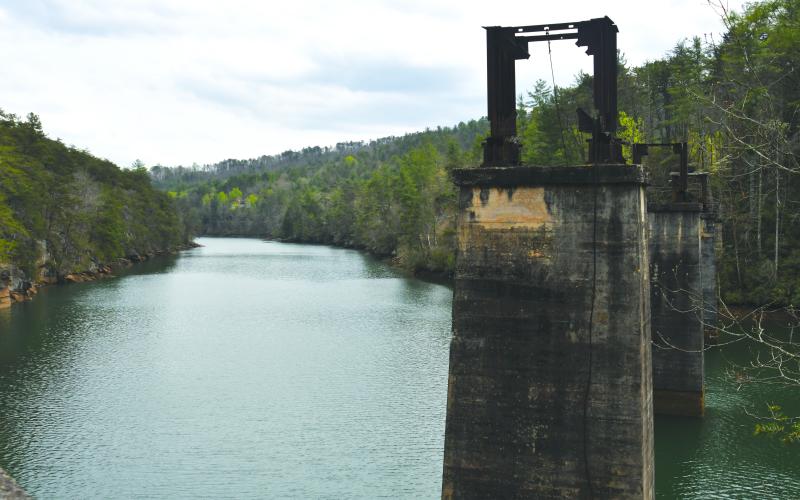 Enoch Autry/The Clayton Tribune. Tallulah Falls has lots of scenery. A rails to trails route would offer more opportunities to see even more.