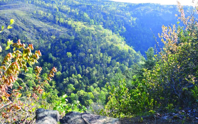 Enoch Autry/The Clayton Tribune. The scenic overlook at the Tallulah Gorge in Tallulah Falls offers visitors quite a view. If a rails to trails project comes to fruition in Tallulah Falls and beyond, visitors will have the opportunity to see even more areas of the Northeast Georgia mountains.