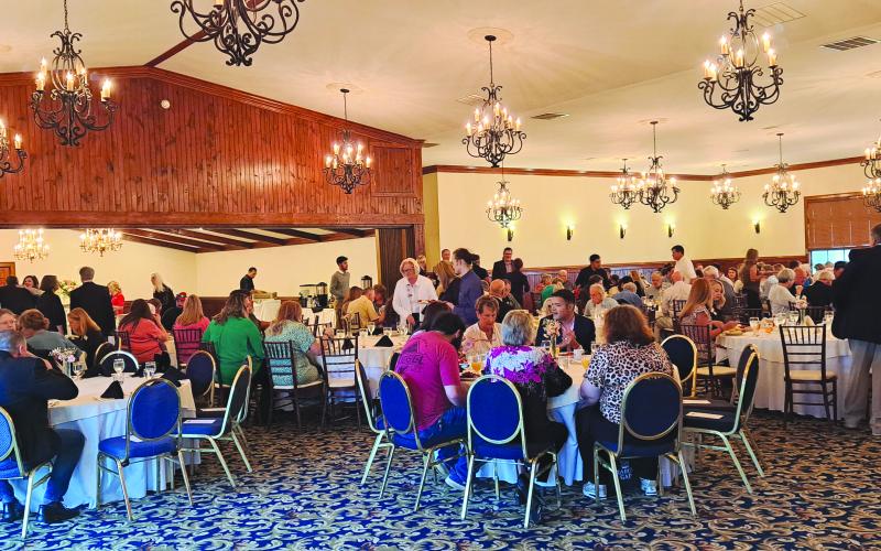 Megan Broome/The Clayton Tribune. Businesses and community members were honored at the May 16 Forward Rabun/Rabun County Chamber of Commerce Community and Business Awards Breakfast at The Dillard House Conference Center.