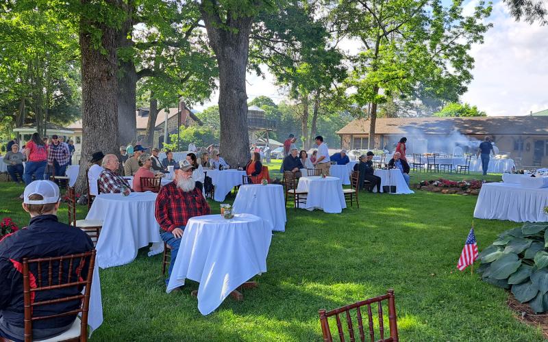 Megan Broome/The Clayton Tribune. Crowds of people enjoyed music and a cookout at The Dillard House for Memorial Day weekend Sunday, May 28.