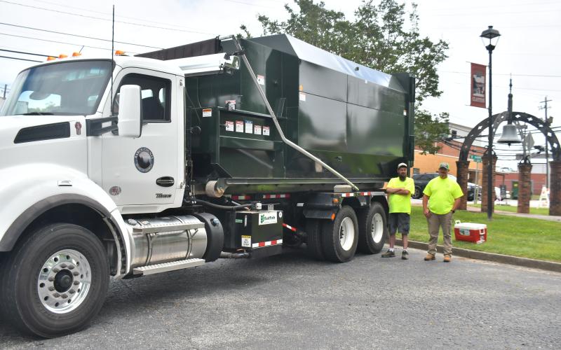 Megan Broome/The Clayton Tribune. Rabun County Sold Waste/Recycle participated in Government Day for Fifth Graders.