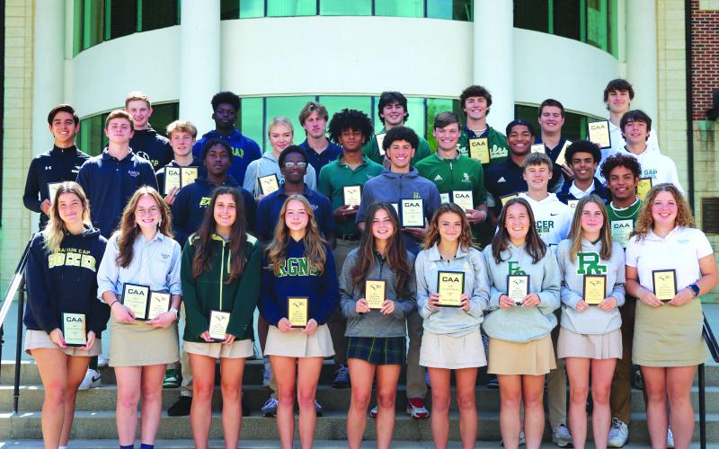RGNS Athletics. Rabun Gap-Nacoochee School honored their upper school athletes with plaques for earning All-Conference as well as each coach handing out team-specific awards.