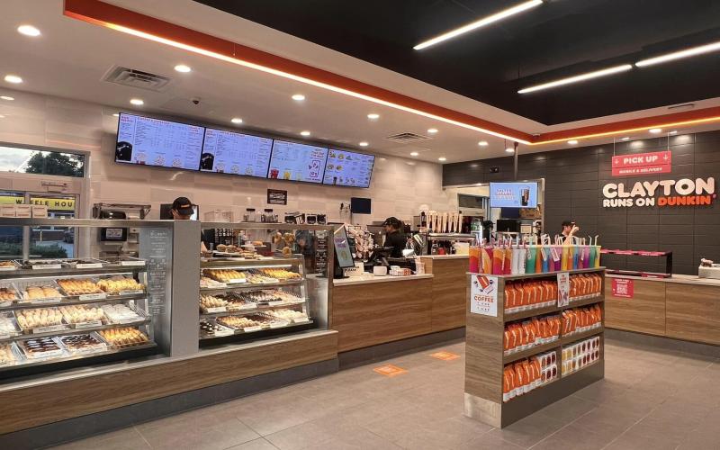 Photo courtesy Forward Rabun/Rabun County Chamber of Commerce. Dunkin' Donuts recently opened on Highway 441 in Clayton.