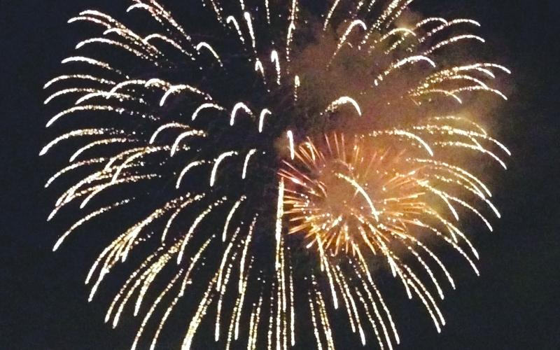 Photo courtesy of Conner Horn. Amazing fireworks lit up the Dillard sky on Independence Day.