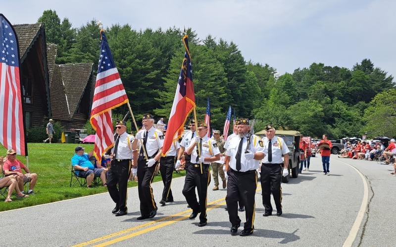 Megan Broome/The Clayton Tribune. Hundreds of people watched the Sly Valley Independence Day Grand Parade July 3.