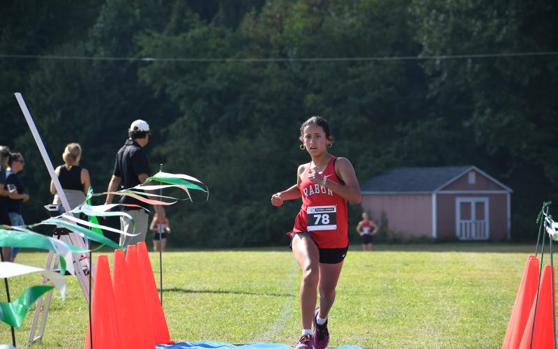 Wade Cheek/The Clayton Tribune. Rabun County's Itzia Vasquez.