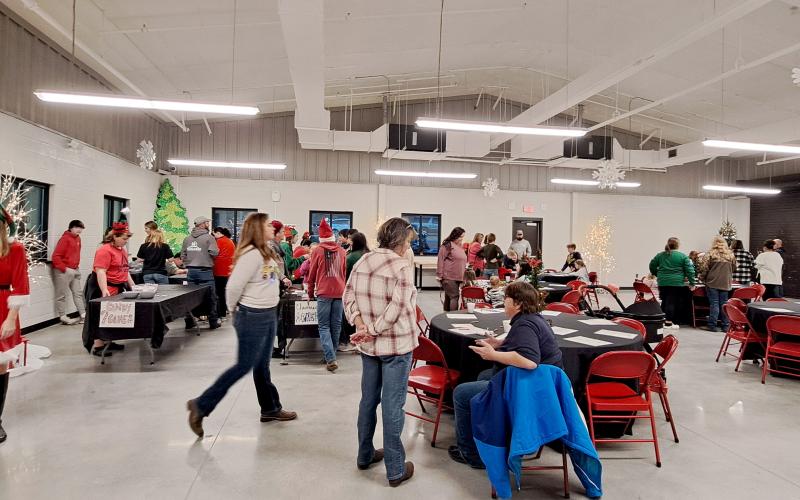 Megan Horn/The Clayton Tribune. Community comes out for “Santa and Elves on the Farm” Dec. 7 event.