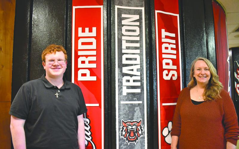 Megan Horn/The Clayton Tribune. RCHS senior drama student Isaac Craig, the 2023-2024 STAR Student, chose Georgann Lanich as his STAR Teacher. Craig earned a 1410 on the SAT and is in the top 10 percent of his graduating class.