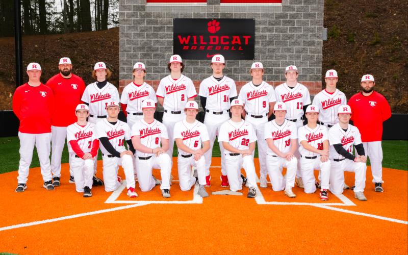 Submitted. The Rabun County high school baseball team includes Alden Kilby, Carver Jarrard, Cooper Welch, Eli Green, Elvis Hunt, Gabe Porter, Grant Bryson, Hunter Giles, Jarret Giles, Lleyton Phillips, Noah English, Parker Smith, Reid Giles, Ryan Yearwood and Ty Truelove. Satterfield is assisted by coaches Preston Pitts and Robert Riley.