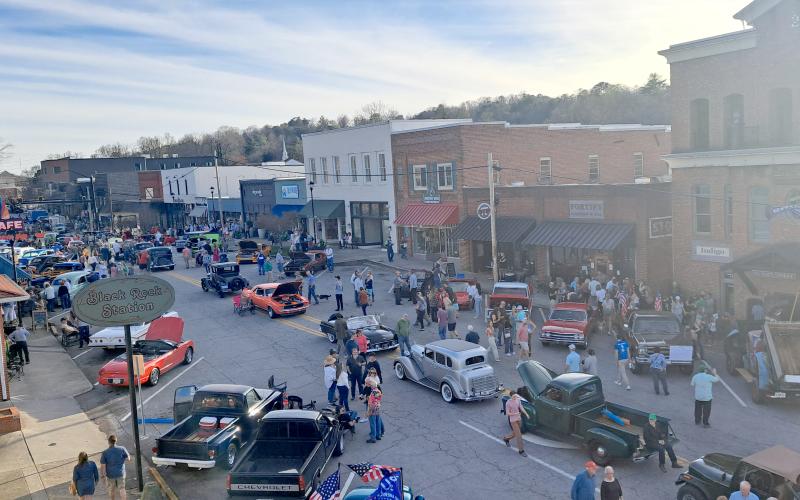 Megan Horn/The Clayton Tribune. Main Street in downtown Clayton was packed with people, classic cars, food trucks and much more during the Clayton Merchants and Business Association (CMBA) Downtown Clayton Block Party on Saturday, March 16.