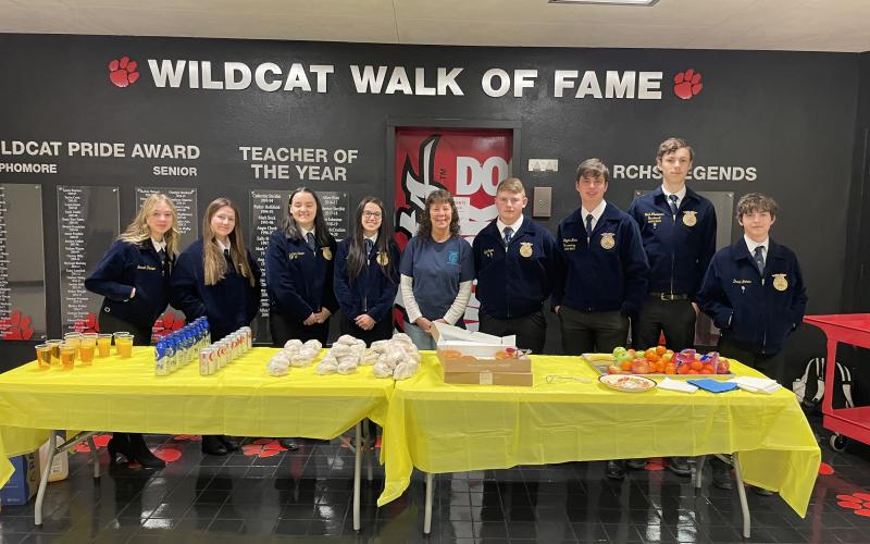 Photos courtesy of Rabun County FFA. The Rabun County FFA celebrated FFA Week locally in February.