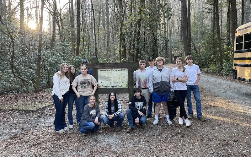 Photos courtesy of Rabun County FFA. The Rabun County FFA celebrated FFA Week locally in February.