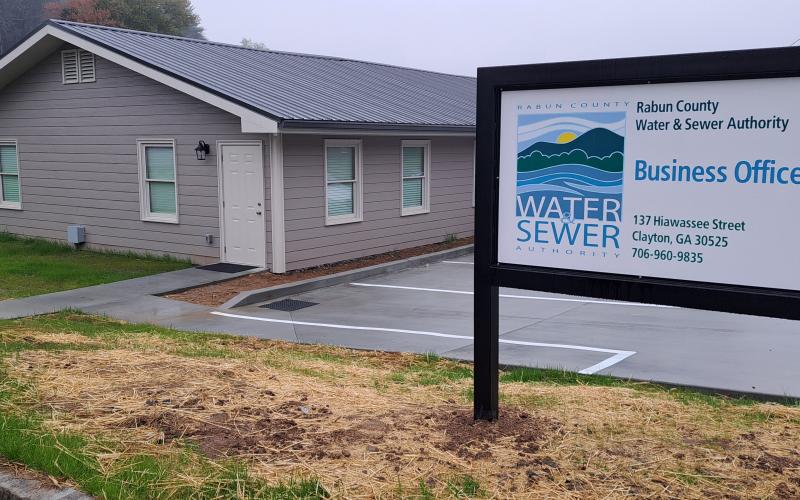Megan Horn/The Clayton Tribune. The new RCWSA Business Office is located at 137 Hiawassee Street in downtown Clayton. Customers can pay bills at this location. People can contact the RCWSA at 706-960-9835.