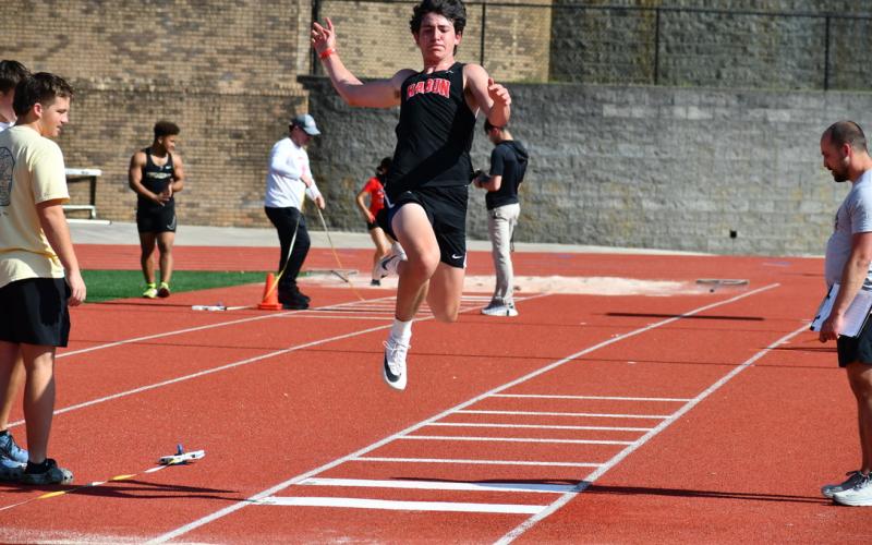 Wade Cheek/The Clayton Tribune. RCHS senior Trent Thompson.