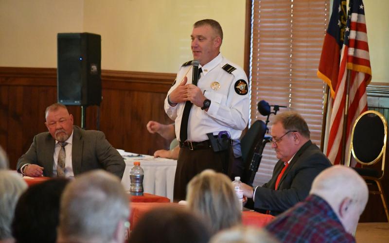 Wade Cheek/The Clayton Tribune. Current Rabun County Sheriff and incumbent Sheriff Chad Nichols.