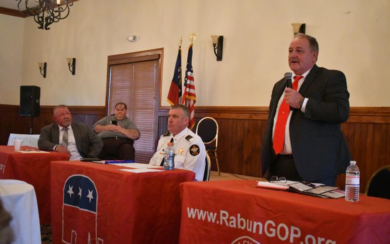 Wade Cheek/The Clayton Tribune. Rabun County Sheriff's Election candidate Marty Talley.