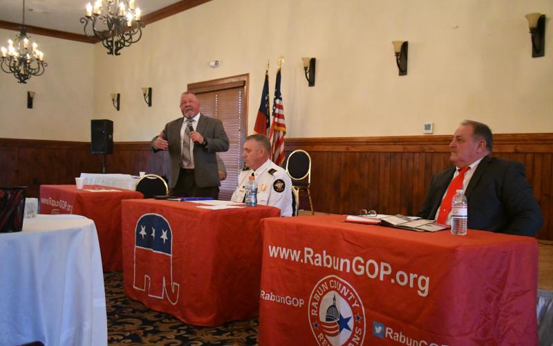 Wade Cheek/The Clayton Tribune. Rabun County Sheriff's Election candidate Mark Gerrells.