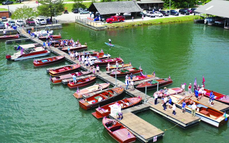 Submitted photos. Wooden Boats on view at LaPrades Marina.