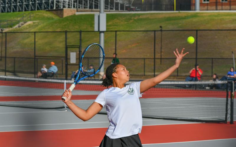 Wade Cheek/The Clayton Tribune. TFS sophomore Jaeda-Lee Daniel-Joseph.