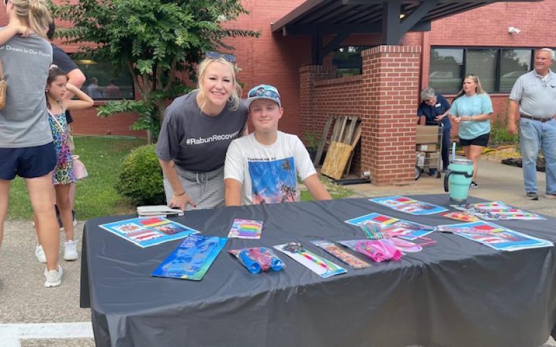 Submitted photo.  Local organizations provide resources to community members during the July 16 health department event.