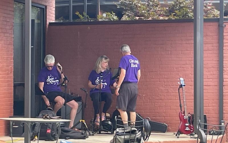 Submitted photo. Sweet Charity performs during the July 16 quarterly event at the Rabun County Health Department.