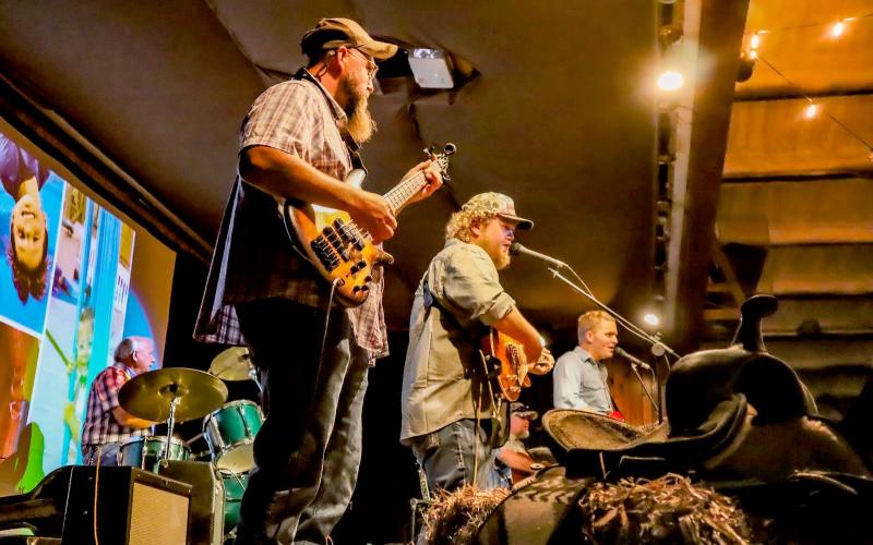 Submitted photo. Blue Ridge Lonesome performs at July 20 Blue Jean Ball fundraiser for the Mountain Learning Enrichment.
