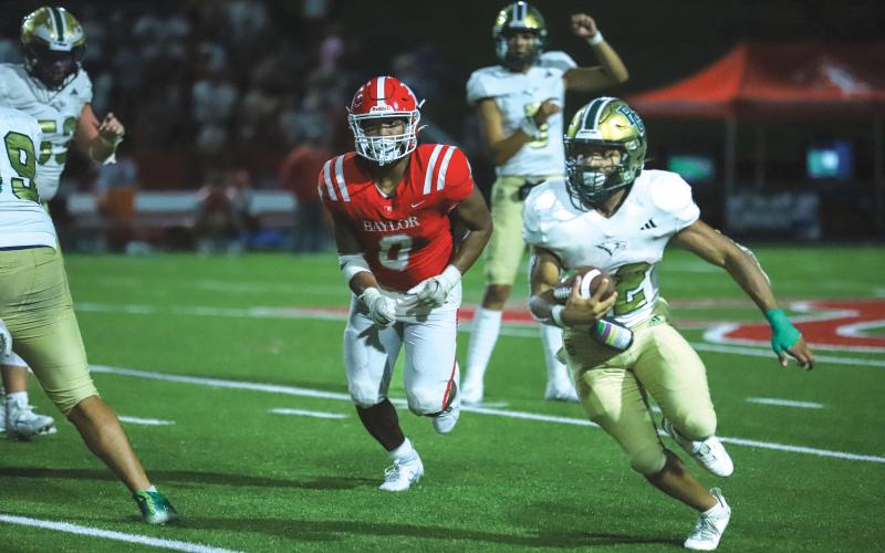 Submitted. 2024 RGNS senior during last year's 35-24 win over Baylor School.
