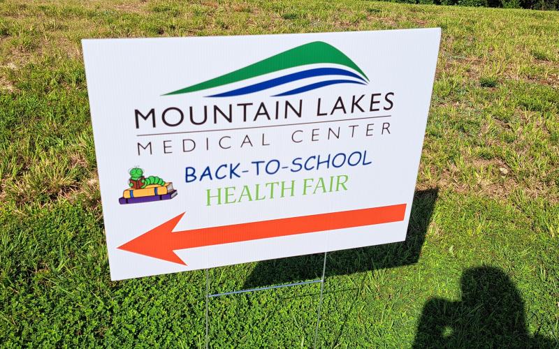 Megan Horn/The Clayton Tribune. Mountain Lakes Medical Center held a Back-To-School Health Fair at Mountain Lakes Medical Center on Saturday, Aug. 3 with many community organizations in attendance.