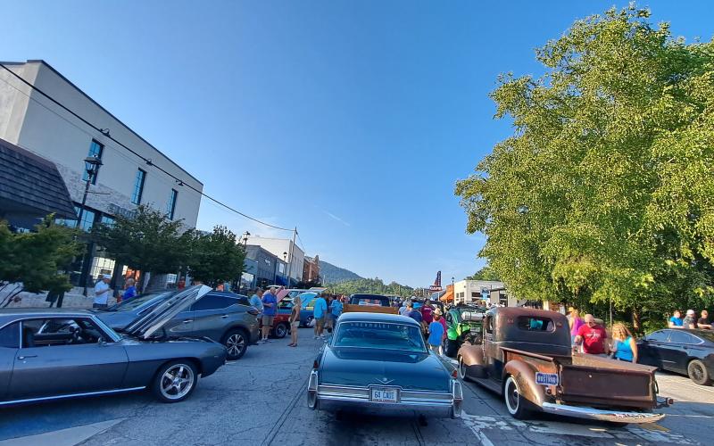 Megan Horn/The Clayton Tribune. Over 500 people came to Clayton for the third block party of the year which featured live music and 135-plus unique and classic vehicles.