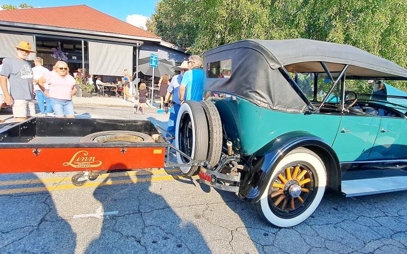 Megan Horn/The Clayton Tribune.  Last weekend’s block party and Cruise-In in downtown Clayton showcased 135-plus unique and classic vehicles, including this interesting one.