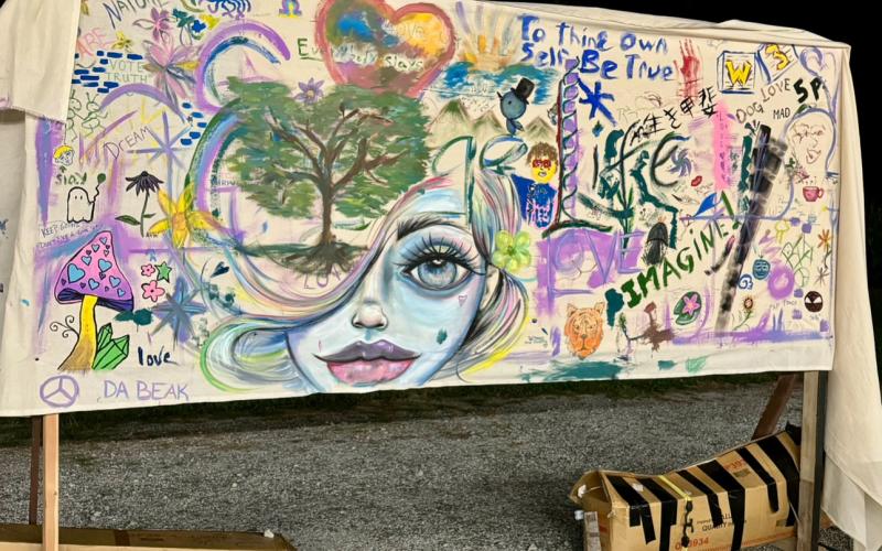 Submitted photos. The Sept. 7 “Rootstock” musical event held at the Rabun County Civic Center pavilions was free as bands played music for 10 hours. The event was geared toward bringing the youth and community together.