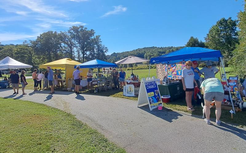 Megan Horn/The Clayton Tribune. This year’s Tiger Corn Festival featured many family-fun activities as well as several people selling their creative handmade artwork. Many people in the community attended this year’s festival on Sept. 21.