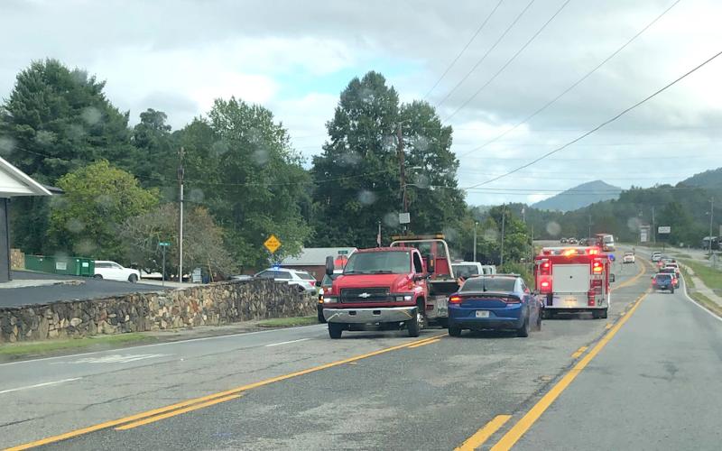 Tony Penrose/The Clayton Tribune. A two-vehicle crash on Ga. 15 at Franklin Street in Dillard on Sept. 13 resulted in the death of 80-year-old Ralph Ratta. The crash remains under investigation.
