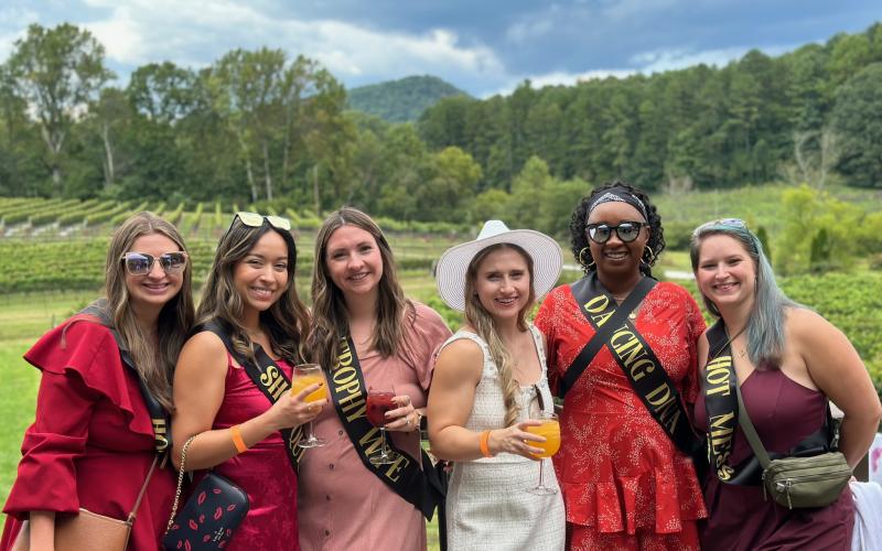 Submitted photo. Guests at the 10th annual Stonewall Creek Vineyards Harvest Stop on Saturday, Sept. 21, enjoy the many fun activities that the day had to offer including live music, dancing, food and local adoptions, among many others.