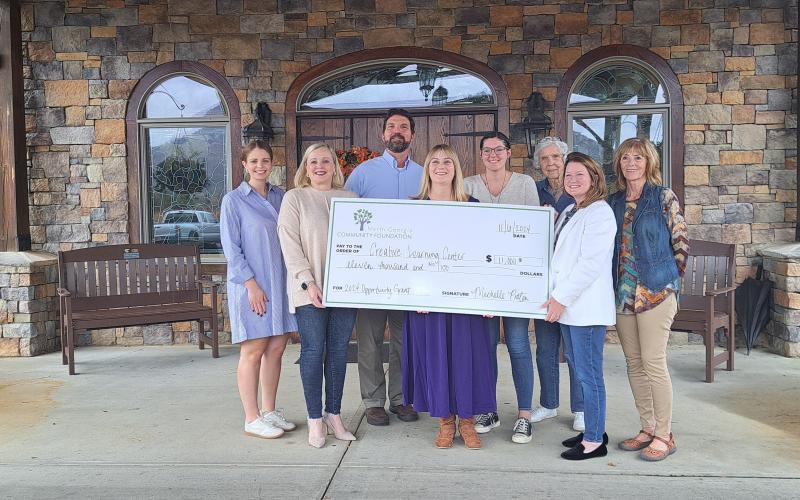 Megan Horn/The Clayton Tribune.  The Creative Learning Center (CLC) recently received the North Georgia Community Foundation (NGCF) Opportunity Grant in the amount of $11,000 to go towards expanding their new infant program.