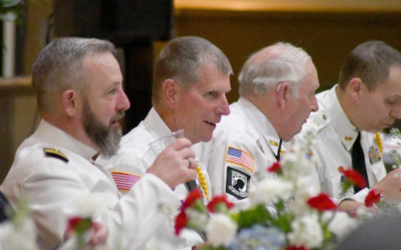 File photo/Enoch Autry/The Clayton Tribune. The annual Veterans Appreciation Dinner in 2023 filled the Rabun County Civic Center. This year the dinner is scheduled from Thursday, Nov. 7, at the 201 W. Savannah St. in Clayton. The program begins at 6 p.m.